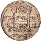 2 Reales - Fernando VII (Royalist coinage)