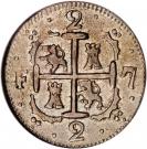 2 Reales - Fernando VII (Royalist coinage)
