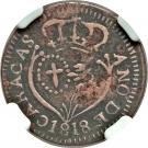 ⅛ Real - Carlos IV/Fernando VII (Royalist coinage)