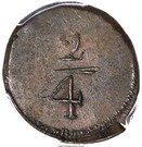 2/4 Real - Fernando VII (Royalist coinage)