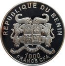 1000 Francs CFA (Elephant of Benin)