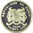 1500 Francs CFA (Albert Schweitzer; Gold)