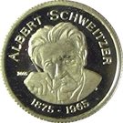 1500 Francs CFA (Albert Schweitzer; Gold)