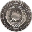 20 Dinara (25th Anniversary of Republic)