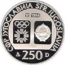 250 Dinara (Winter Olympics 1984 - Jajce Village)