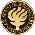 5000 Dinara (Winter Olympics 1984 - Flame)