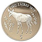 5 Zaïres (Conservation)