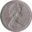 2 Shillings / 20 Cents - Elizabeth II (2nd portrait)