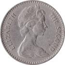 2½ Shillings / 25 Cents - Elizabeth II (2nd portrait)