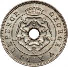 ½ Penny - George V