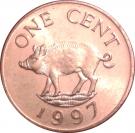 1 Cent - Elizabeth II (3rd portrait)
