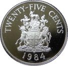 25 Cents - Elizabeth II (Southampton Parish; Silver Proof Issue)