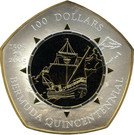 100 Dollars - Elizabeth II (500th Anniversary of Discovery)