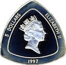 3 Dollars - Elizabeth II (Wreck of the Sea Venture)