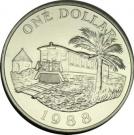 1 Dollar - Elizabeth II (Railroad)