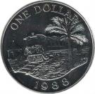 1 Dollar - Elizabeth II (Railroad; Silver Proof Issue)