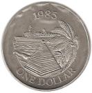 1 Dollar - Elizabeth II (Cruise Ship Tourism)