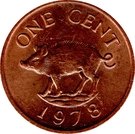 1 Cent - Elizabeth II (2nd portrait)