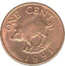 1 Cent - Elizabeth II (3rd portrait)