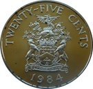 25 Cents - Elizabeth II (Warwick Parish)