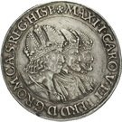 1 Thaler - Matthias II (Three emperors Prag)
