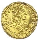 ¼ Ducat - Karl VI (Prague)