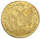 ¼ Ducat - Karl VI (Prague)