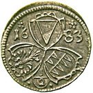 ½ Kreuzer - Karl II von Liechtenstein-Kastelkorn