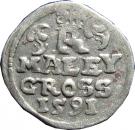 Maley Groschen - Rudolf II (Kuttenberg)