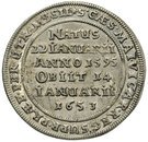 ⅛ Thaler - Georg III, Ludwig IV & Christian (Death of Georg Rudolf)