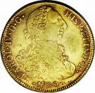 8 Escudos - Carlos IV