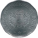 2 Bolivianos (Colorados de Bolivia)