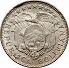 ½ Boliviano / 50 Centavos