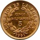 5 Bolivianos