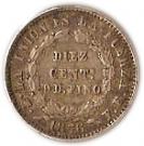 10 Centavos (Type 2 lettering "LA UNION ES LA FUERZA")