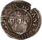 75 Réis - João IV (Countermarked ½ Tostão)