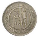 50 Réis - Pedro II