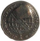 20 Réis - Maria I & Pedro III (Countermarked 10 Réis)