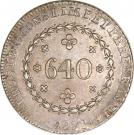 640 Réis - Pedro I