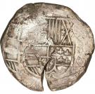 480 Réis - João IV (Countermarked 8 Reales)