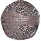 200 Réis - Afonso VI (Countermarked over Tostão/Portugal)