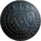 20 Réis - José I (Lisbon Mint)