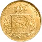 10 000 Réis - Pedro II