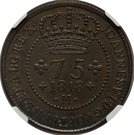 75 Réis - João VI (Minas Gerais)