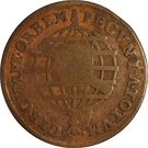 40 Réis - João V (counterstamped 20 Réis)