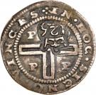 125 Réis - João IV (Countermarked 1 Tostão)