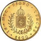 6400 Réis - Pedro II