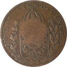 40 Réis - Pedro I (Countermarked 80 Réis)