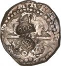 600 Réis - Alfonso VI (Countermarked 8 Reales)