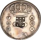 320 Réis - João Prince Regent (Countermarked 300 Réis)